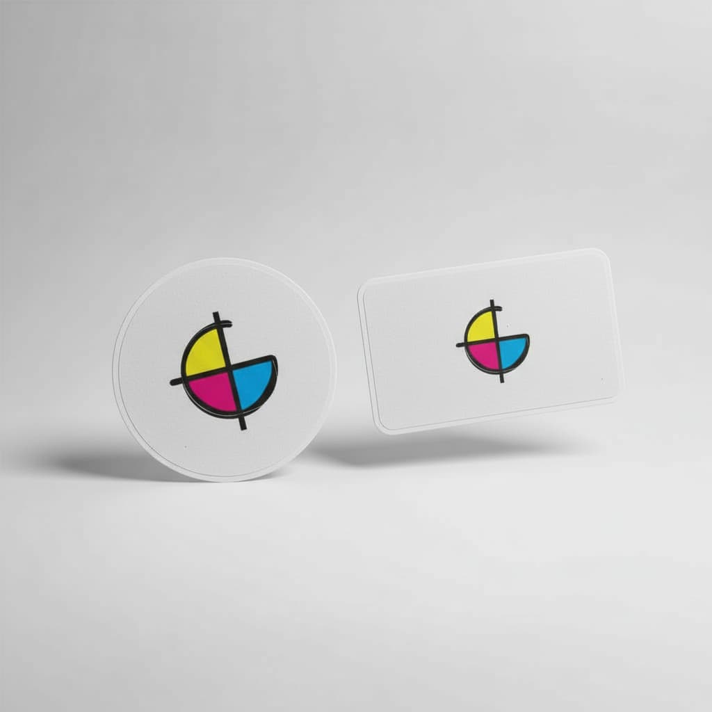 Selos adesivos personalizados para identificação de produtos, promoção e uso institucional em embalagens de delivery