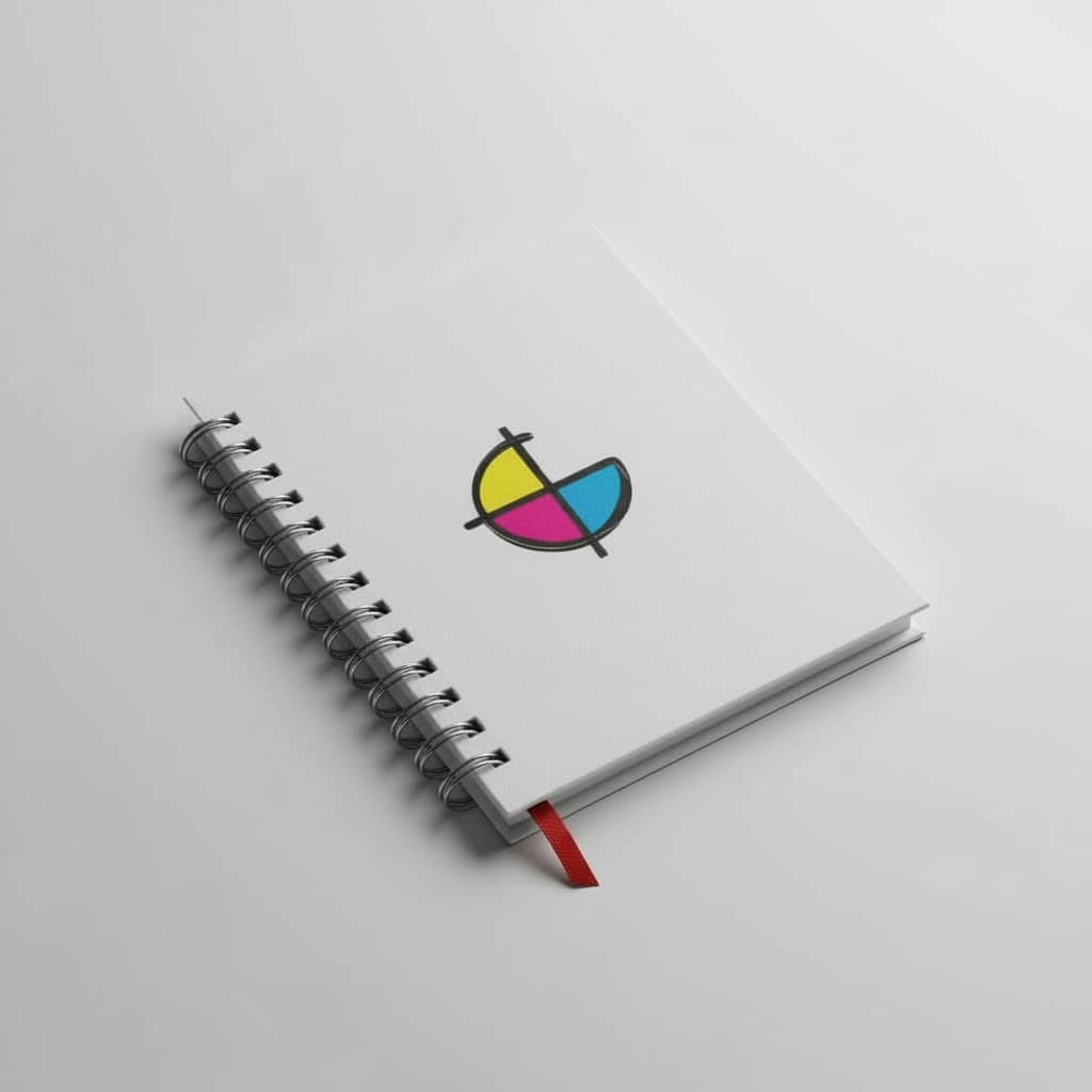 Agenda corporativa personalizada com wire-o