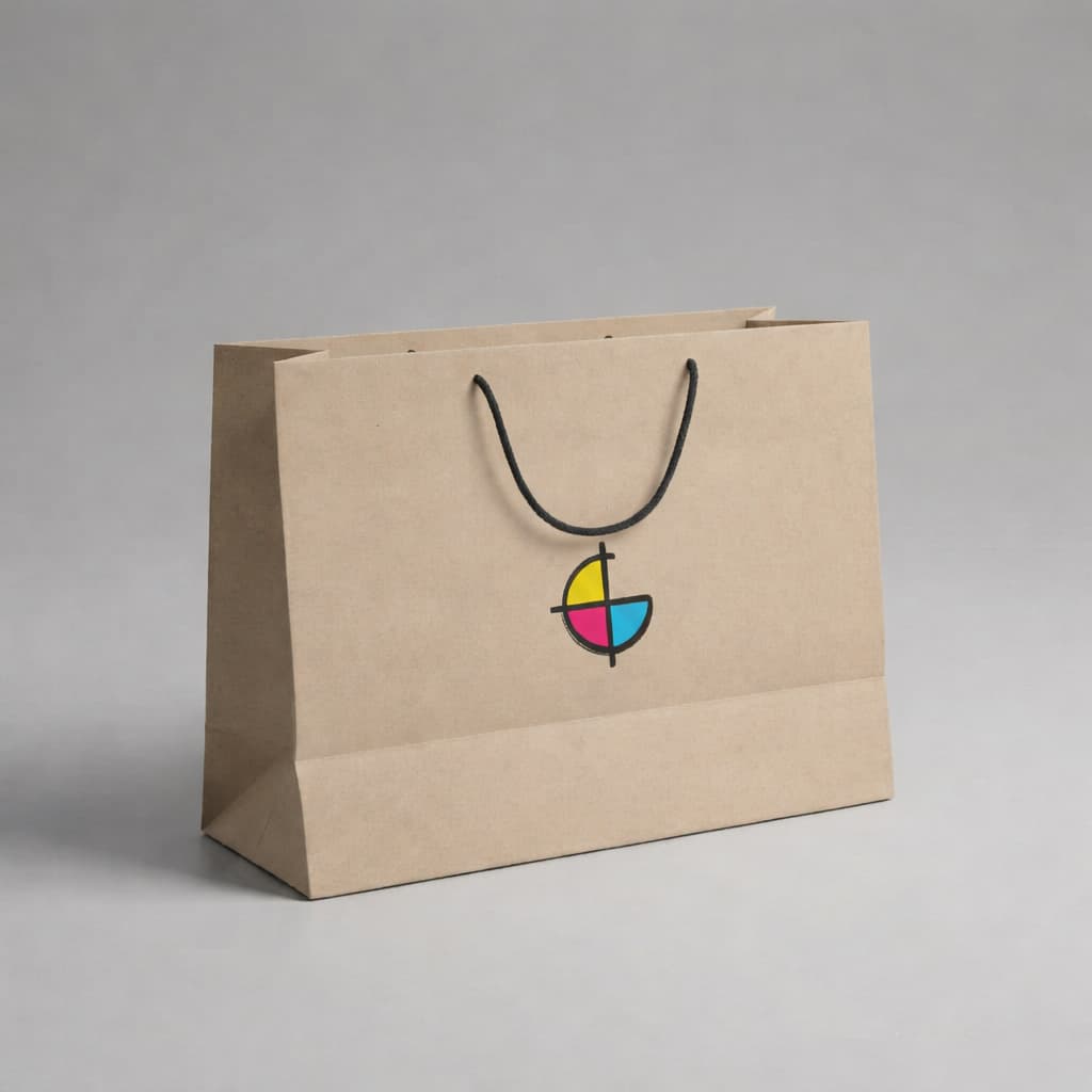 Sacolas personalizadas em papel para lojas, delivery e marcas